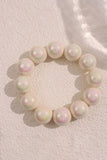 Iridescent Bead and Translucent Resin Bangle