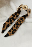 Leopard Print Tie Cuff Bracelet