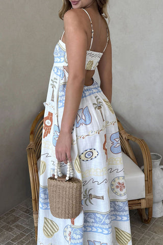 Strappy Vacation Maxi Dress