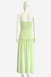 Lace-Detail Maxi Vacation Dress