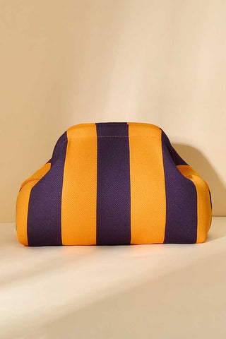 Geometric Stripe Cosmetic Bag