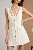 Casual Floral Sleeveless Dress