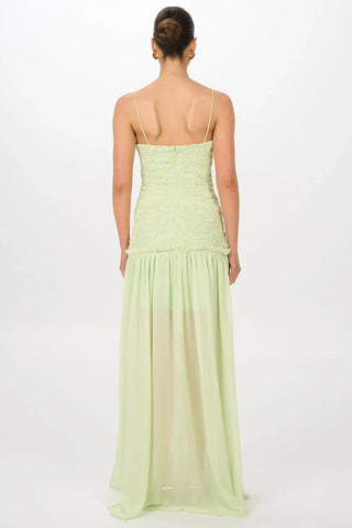 Lace-Detail Maxi Vacation Dress