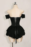 Ruffle Off-Shoulder Night Out Dress