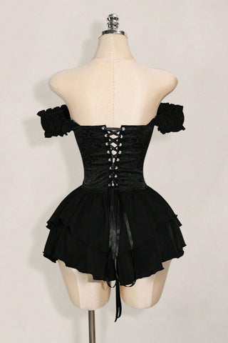 Ruffle Off-Shoulder Night Out Dress