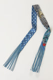 Printed Fringed Detail Scarf
