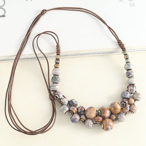 Beaded Statement Necklace