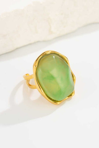 Natural Stone Statement Ring