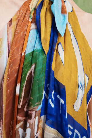 Halter Asymmetrical Vacation Dress