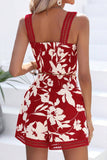 Floral Smocked Short Set