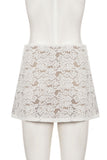 Elegant Lace Skirt Set