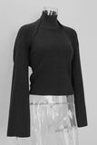 Two Piece Mock Neck Sweater Set