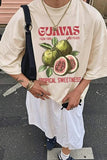 Graphic Crew Neck Oversized T-Shirt