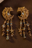 Fairy Moon Star Dangle Earrings