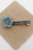 Floral Lace Ruffle Hair Clip