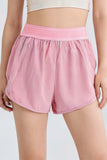 Elastic-Waist Casual Shorts