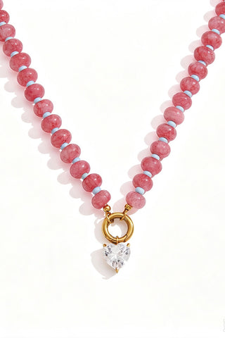 Pendant Accent Beaded Necklace