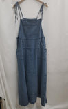 Denim Overall Maxi Dress