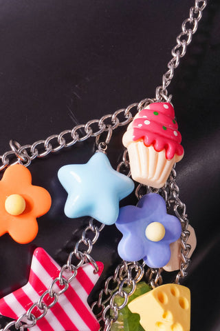 Charm-Embellished Body Chain