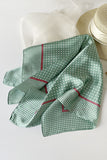 Polka Dot Square Scarf with Border