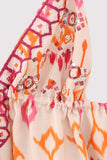 Patterned V-Neck Camisole Top