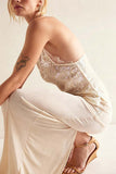Sequin Lace Halter Tank Top