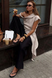 Draped Asymmetric Tank Top