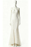 Lace Sweetheart Mermaid Maxi Casual Dress