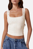 Lace Detail Tank Top