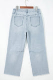 Sequin Stars Patch Pocket Shift Jeans