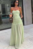 Lace-Detail Maxi Vacation Dress