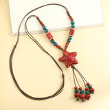 Starfish Beaded Necklace