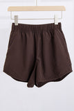 Elastic-Waist Casual Shorts