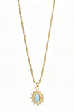 Tone Heart Pendant Necklace