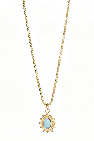 Tone Heart Pendant Necklace