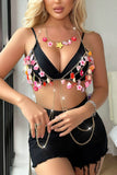 Charm-Embellished Body Chain