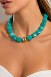 Beaded Chunky Accent Necklace