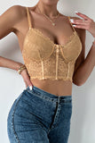 Lace Halter Crop Top