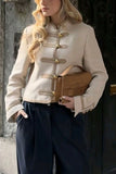Toggle Button Cropped Shacket