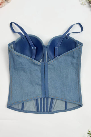 Sweetheart Neck Corset Tank