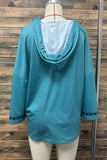 Horse Graphic Poncho Hoodie