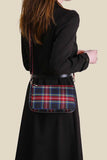 Plaid Crossbody Shoulder Bag