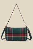 Plaid Crossbody Shoulder Bag