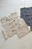 Asymmetrical Buckle-Front Vest
