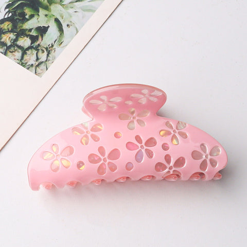 Floral Cutout Claw Hair Clip