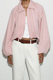 Zip-Front Cape Jacket