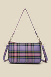 Plaid Crossbody Shoulder Bag