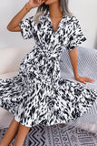 Belted Shirt Dress with Flowing Silhouette
