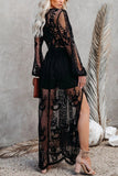 Lace Detail Maxi Dress