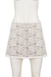 Elegant Lace Skirt Set